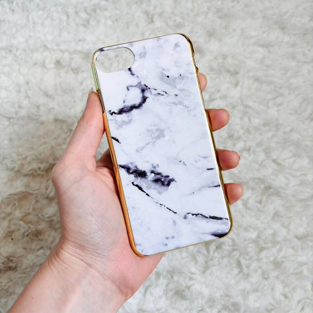 white marble pattern iphone 6/6s/7/8/se case